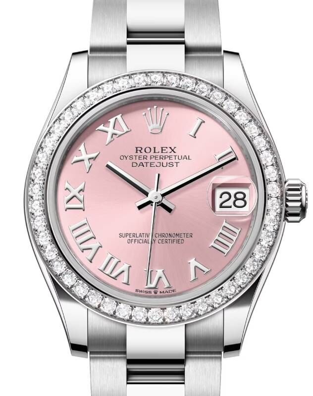 Rolex Datejust 31 31 mm 278384RBRPRO Steel/White Gold/Diamonds Pink