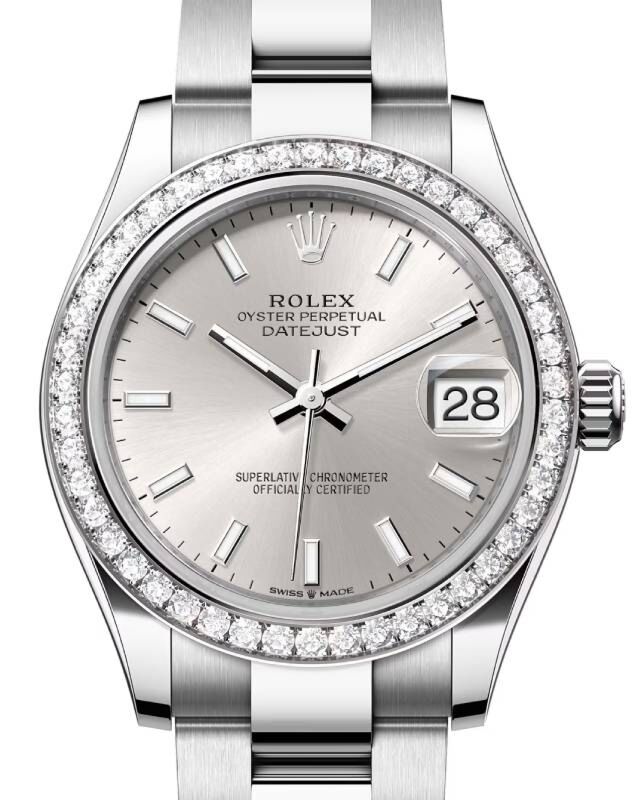 Rolex Datejust 31 31 mm 278384RBRSSO Steel/White Gold/Diamonds Silver