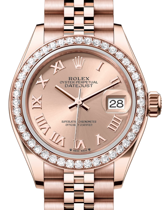 Rolex Lady-Datejust 28 28 mm 279135RBRRRJ Rose Gold/Diamonds Rose
