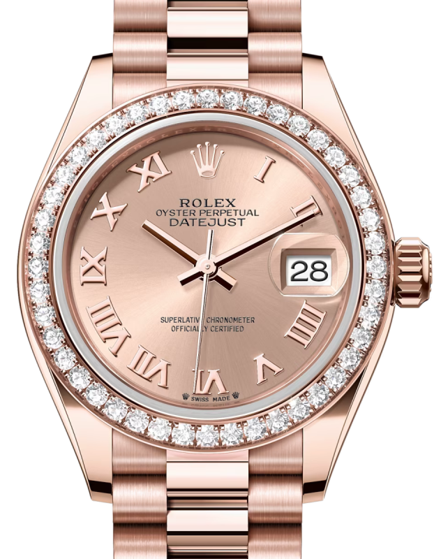 Rolex Lady-Datejust 28 28 mm 279135RBRRRP Rose Gold/Diamonds Rose