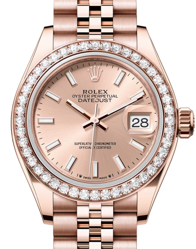 Rolex Lady-Datejust 28 28 mm 279135RBRRSJ Rose Gold/Diamonds Rose