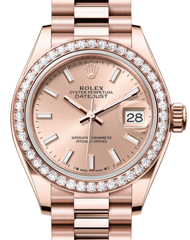 Rolex Lady-Datejust 28 28 mm 279135RBRRSP Rose Gold/Diamonds Rose