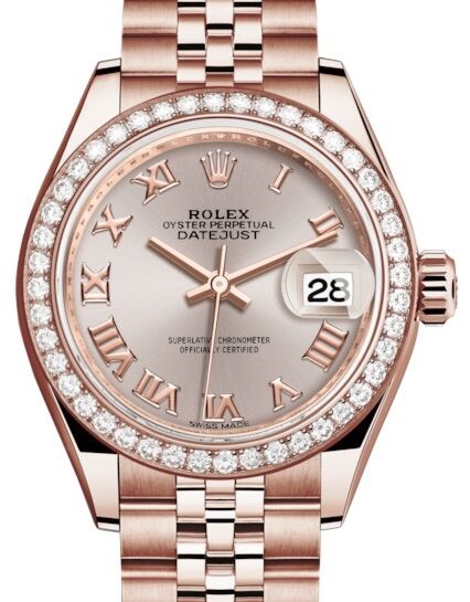 Rolex Lady-Datejust 28 28 mm 279135RBRSDRJ Rose Gold/Diamonds Sundust