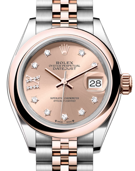 Rolex Lady-Datejust 28 28 mm 279161RDIXJ Steel/Rose Gold Rose