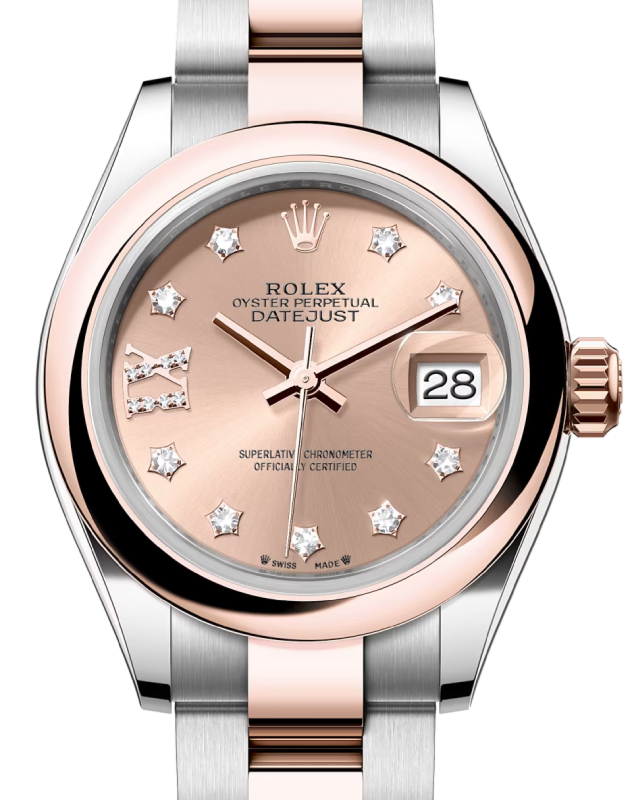Rolex Lady-Datejust 28 28 mm 279161RDIXO Steel/Rose Gold Rose