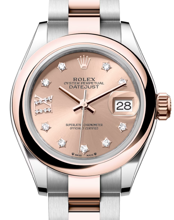 Rolex Lady-Datejust 28 28 mm 279161RDIXO Steel/Rose Gold Rose