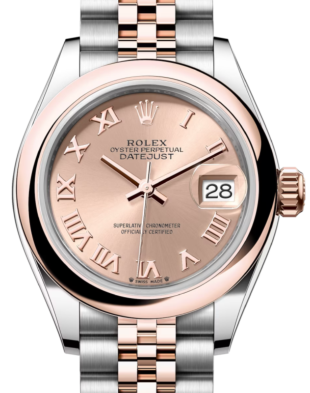 Rolex Lady-Datejust 28 28 mm 279161RRJ Steel/Rose Gold Rose