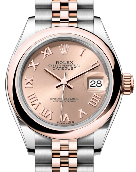 Rolex Lady-Datejust 28 28 mm 279161RRJ Steel/Rose Gold Rose