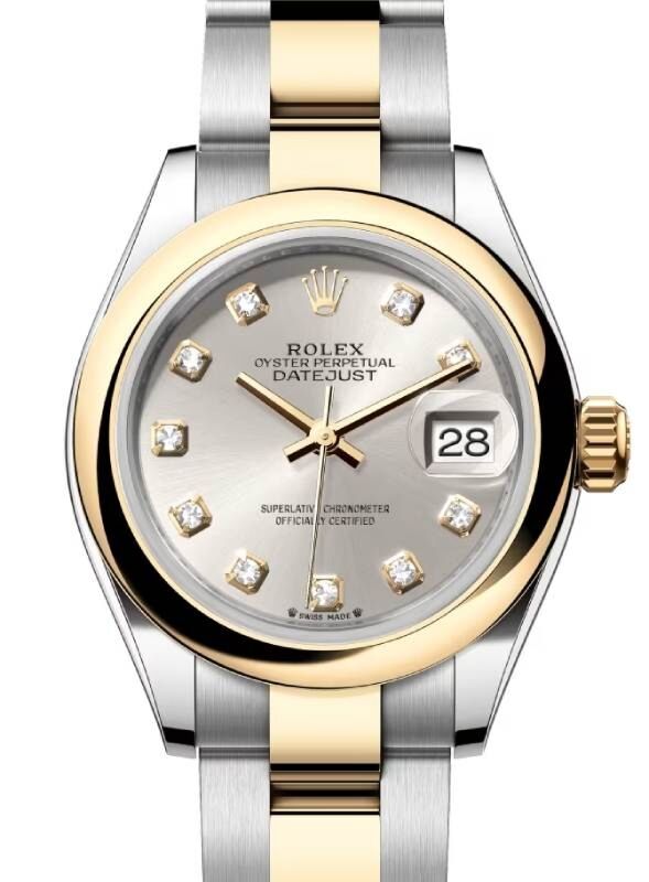Rolex Lady-Datejust 28 28 mm 279163SDO Steel/Yellow Gold Silver