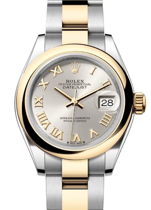 Rolex Lady-Datejust 28 28 mm 279163SRO Steel/Yellow Gold Silver