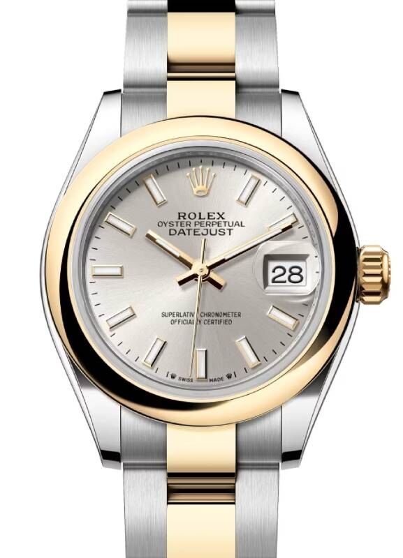 Rolex Lady-Datejust 28 28 mm 279163SSO Steel/Yellow Gold Silver