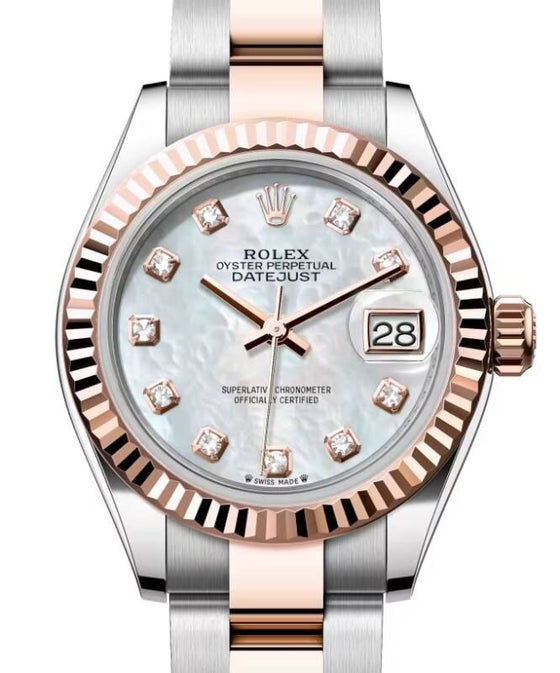 Rolex Lady-Datejust 28 28 mm 279171MDO Steel/Rose Gold White Mother of Pearl