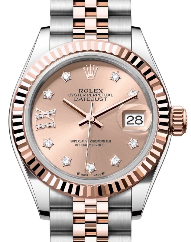 Rolex Lady-Datejust 28 28 mm 279171ROSEDRIXJ Steel/Rose Gold Rose