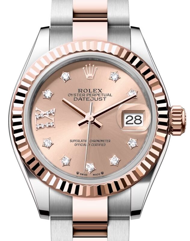 Rolex Lady-Datejust 28 28 mm 279171ROSEDRIXO Steel/Rose Gold Rose