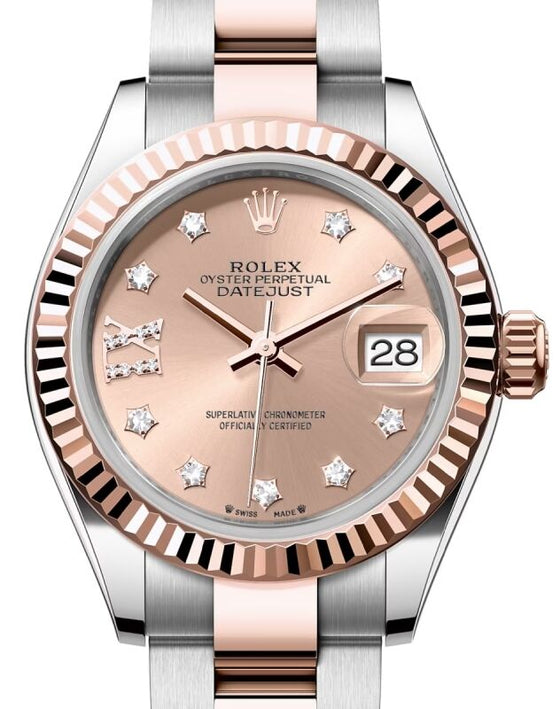 Rolex Lady-Datejust 28 28 mm 279171ROSEDRIXO Steel/Rose Gold Rose