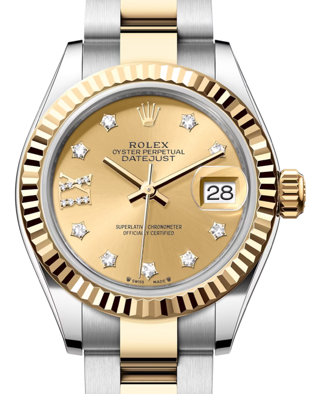 Rolex Lady-Datejust 28 28 mm 279173CDRXIO Steel/Yellow Gold Champagne