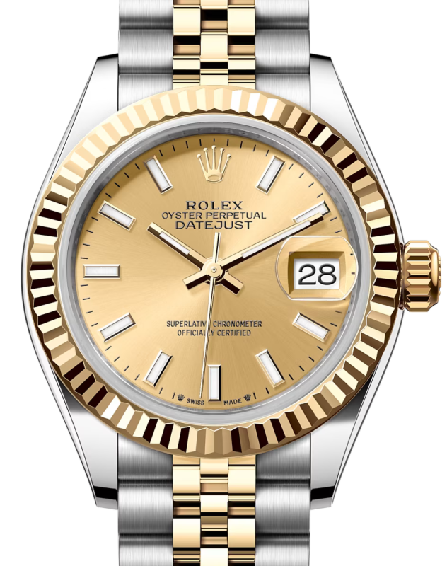 Rolex Lady-Datejust 28 28 mm 279173CSJ Steel/Yellow Gold Champagne
