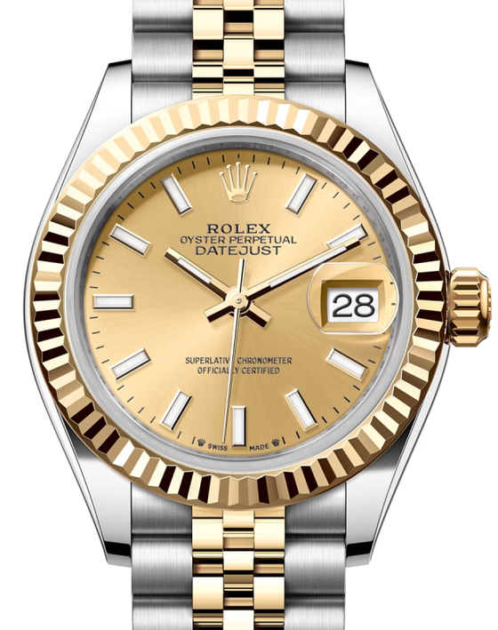 Rolex Lady-Datejust 28 28 mm 279173CSJ Steel/Yellow Gold Champagne