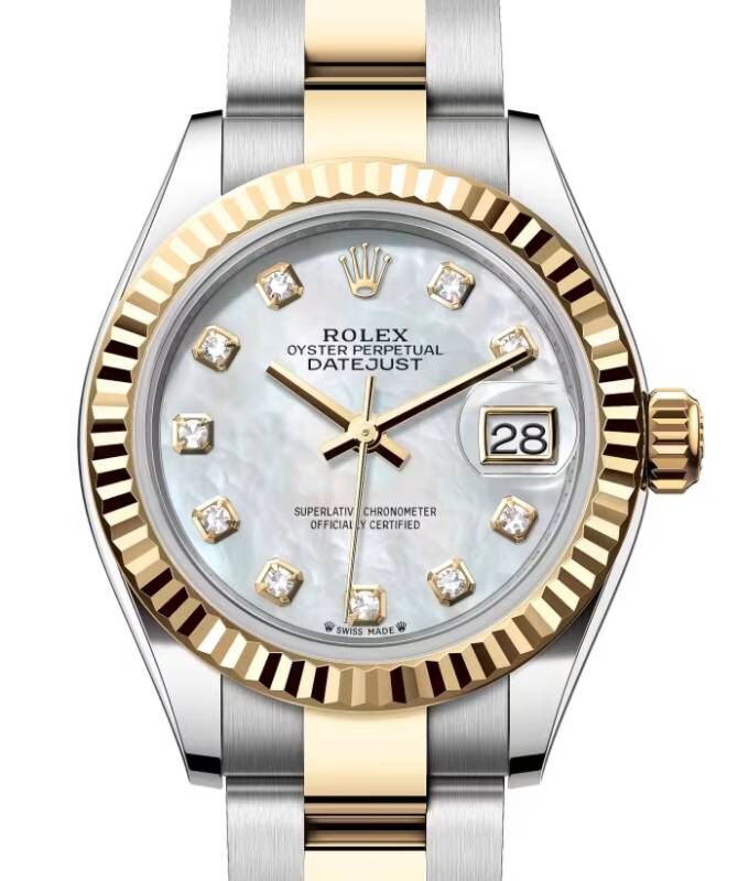 Rolex Lady-Datejust 28 28 mm 279173MDO Steel/Yellow Gold White Mother of Pearl