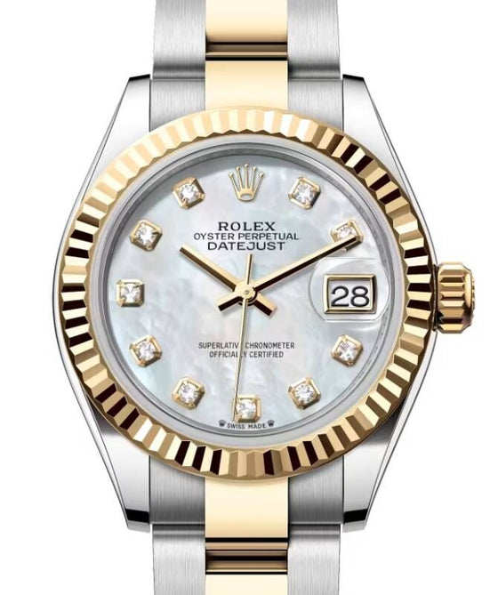 Rolex Lady-Datejust 28 28 mm 279173MDO Steel/Yellow Gold White Mother of Pearl