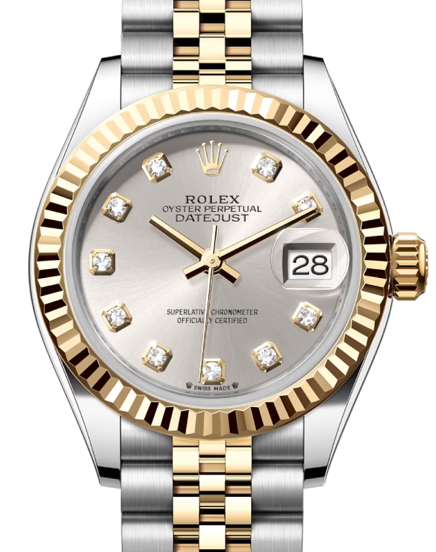 Rolex Lady-Datejust 28 28 mm 279173SDJ Steel/Yellow Gold Silver