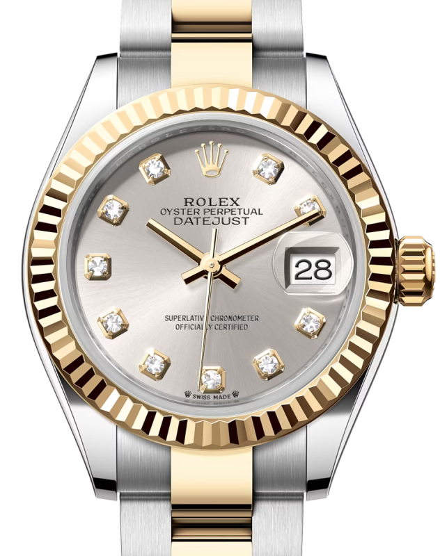 Rolex Lady-Datejust 28 28 mm 279173SDO Steel/Yellow Gold Silver