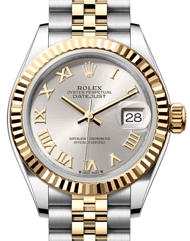 Rolex Lady-Datejust 28 28 mm 279173SRJ Steel/Yellow Gold Silver