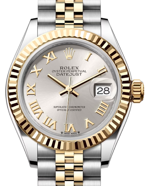 Rolex Lady-Datejust 28 28 mm 279173SRJ Steel/Yellow Gold Silver