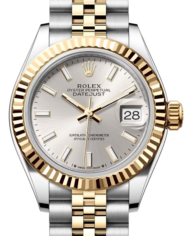 Rolex Lady-Datejust 28 28 mm 279173SSJ Steel/Yellow Gold Silver