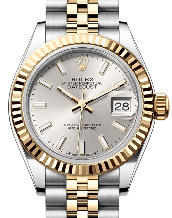 Rolex Lady-Datejust 28 28 mm 279173SSJ Steel/Yellow Gold Silver