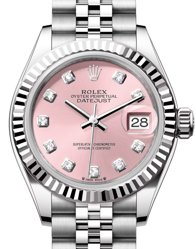 Rolex Lady-Datejust 28 28 mm 279174PDJ Steel/White Gold Pink