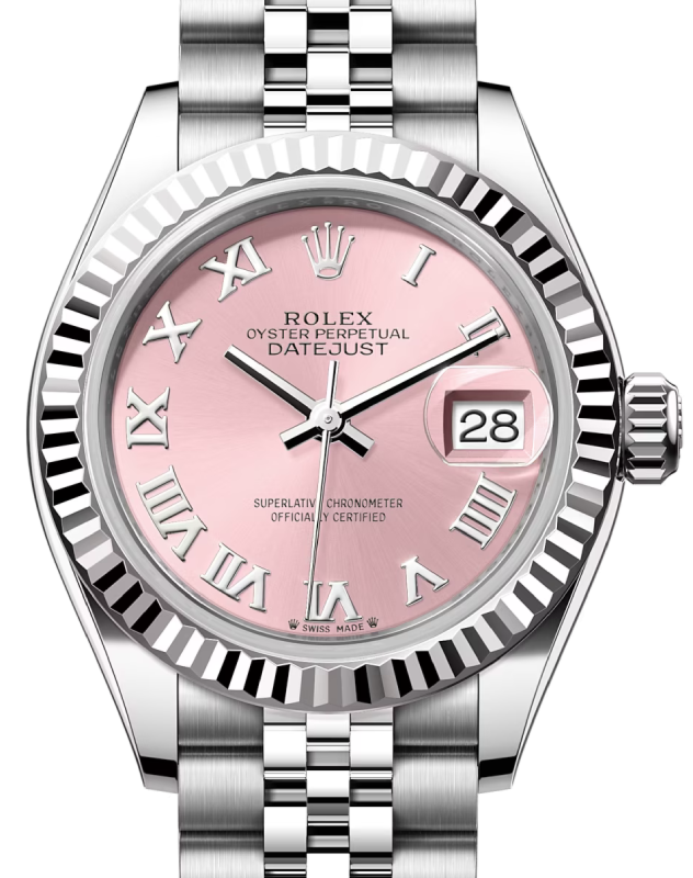 Rolex Lady-Datejust 28 28 mm 279174PRJ Steel/White Gold Pink