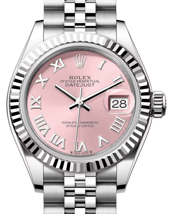 Rolex Lady-Datejust 28 28 mm 279174PRJ Steel/White Gold Pink