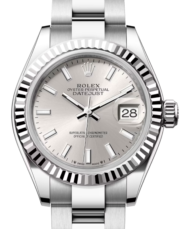 Rolex Lady-Datejust 28 28 mm 279174SSO Steel/White Gold Silver