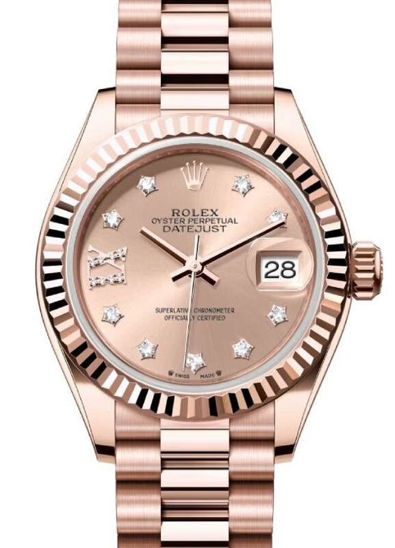 Rolex Lady-Datejust 28 28 mm 279175RDRIXP Rose Gold Rose