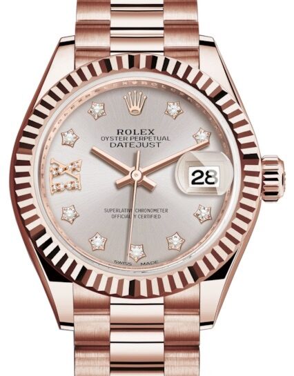 Rolex Lady-Datejust 28 28 mm 279175SDDRIXP Rose Gold Sundust