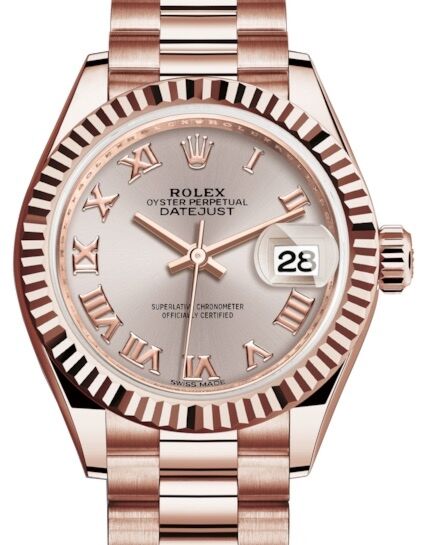 Rolex Lady-Datejust 28 28 mm 279175SDRP Rose Gold Sundust