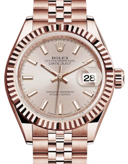 Rolex Lady-Datejust 28 28 mm 279175SDSJ Rose Gold Sundust