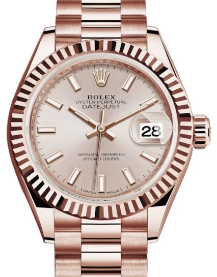 Rolex Lady-Datejust 28 28 mm 279175SDSP Rose Gold Sundust
