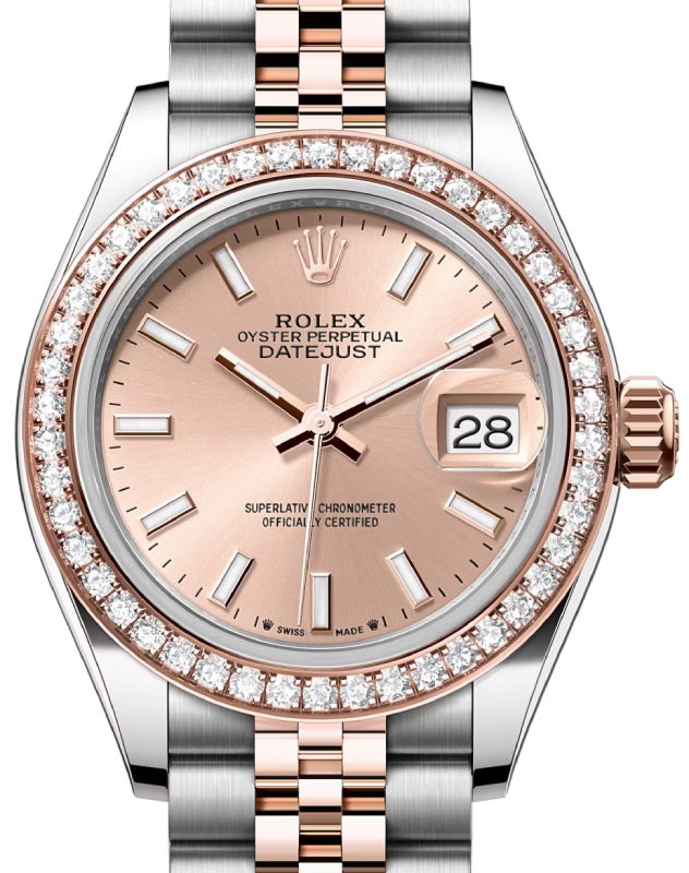 Rolex Lady-Datejust 28 28 mm 279381RBRROSESJ Steel/Rose Gold/Diamonds Rose