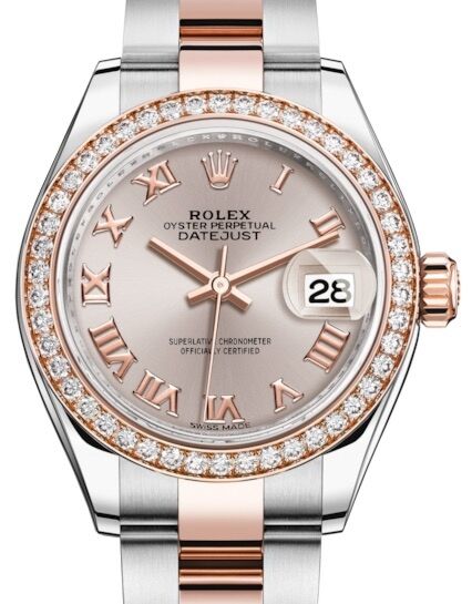 Rolex Lady-Datejust 28 28 mm 279381RBRSRO Steel/Rose Gold/Diamonds Sundust
