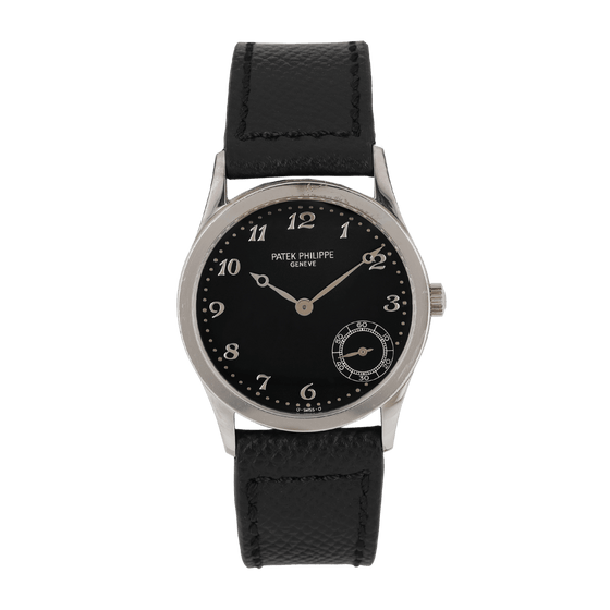 Patek Philippe Calatrava 40 mm 6007G-001 White Gold Black