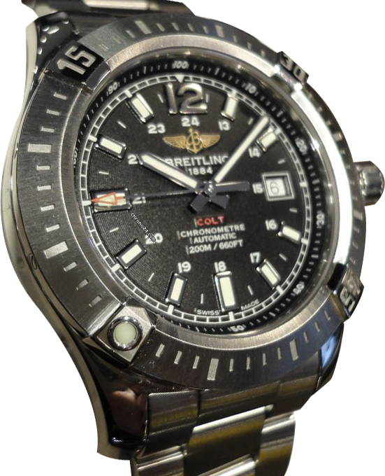 Breitling A1738811|BD44|173A Colt Automatic 44mm Steel BRAND NEW