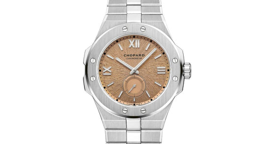 Chopard Alpine Eagle 41 XPS Stainless Steel Monte Rosa Pink Dial Bracelet 298623-3001 - Brand New