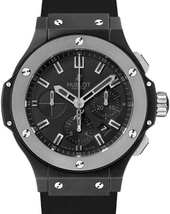 Hublot Big Bang 301.CK.1140.RX Black Index Tungsten Bezel & Black Ceramic Case Rubber 44mm BRAND NEW