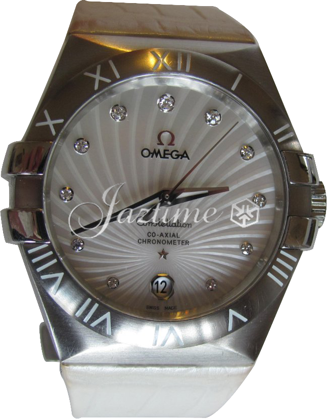 OMEGA 123.13.35.20.55.001 CONSTELLATION CO-AXIAL 35mm STEEL BRAND NEW