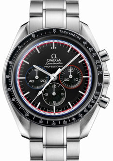 Omega 311.30.42.30.01.003 Speedmaster Moonwatch Professional 42mm Black Index Stainless Steel BRAND NEW