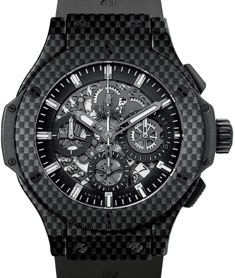 Hublot Big Bang Aero Bang 311.QX.1124.RX Skeleton Index Carbon Fiber & Rubber 44mm BRAND NEW