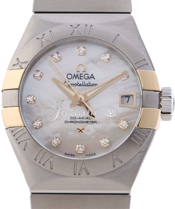 OMEGA 123.20.27.20.55.005 CONSTELLATION CO-AXIAL 27mm STEEL AND YELLOW GOLD - BRAND NEW