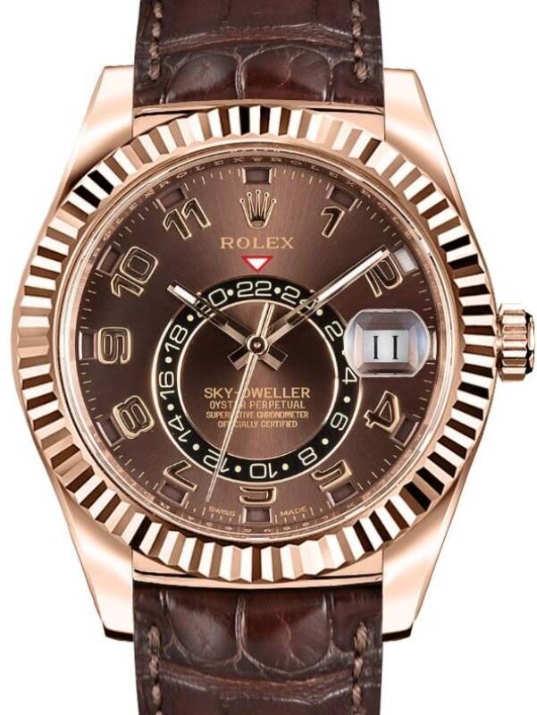Rolex Sky-Dweller 42 mm 326135CA Rose Gold Luminous